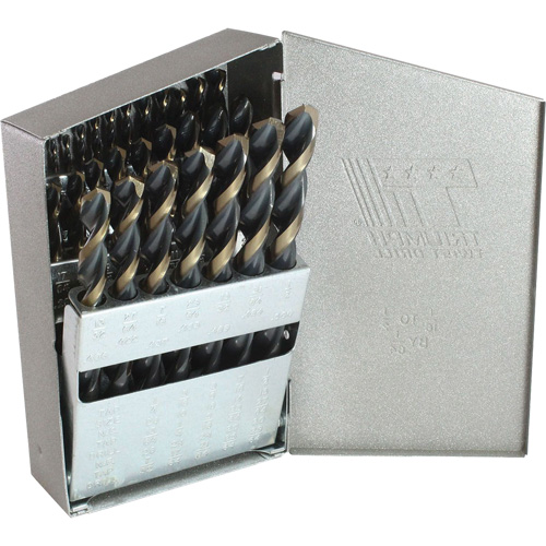 Triumph&reg; MRO Plus&reg; Jobber Length Drill Bit Set, 29 Pieces, High Speed Steel St. Lawrence Industrial & Safety Supply