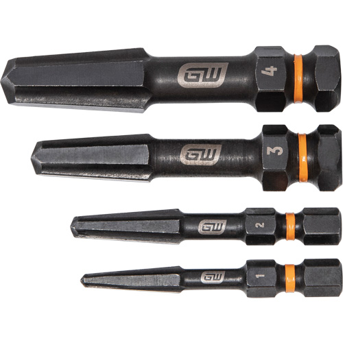 Bolt Biter Screw Extractor Set, High Speed Steel, 4 Pieces St. Lawrence Industrial & Safety Supply