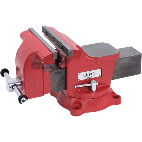 Mechanic's Vise, 8" Jaw Width, 3-1/2" Throat Depth St. Lawrence Industrial & Safety Supply
