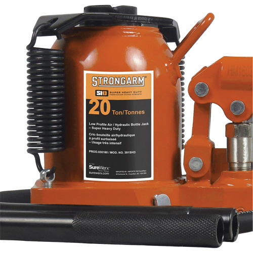 Crics &agrave; bouteille &agrave; air comprim&eacute;, 20 tonne(s), Air comprim&eacute;/hydraulique St. Lawrence Industrial & Safety Supply