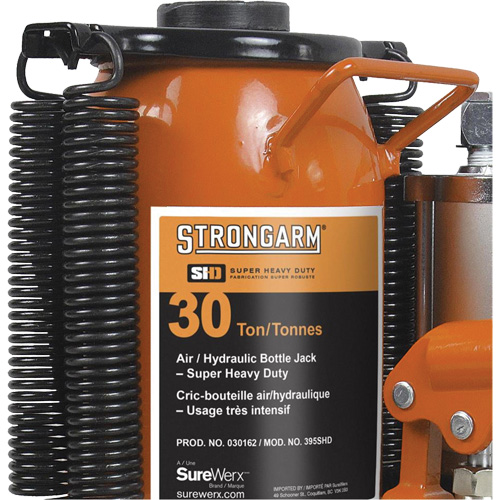Crics &agrave; bouteille &agrave; air comprim&eacute;, 30 tonne(s), Air comprim&eacute;/hydraulique St. Lawrence Industrial & Safety Supply