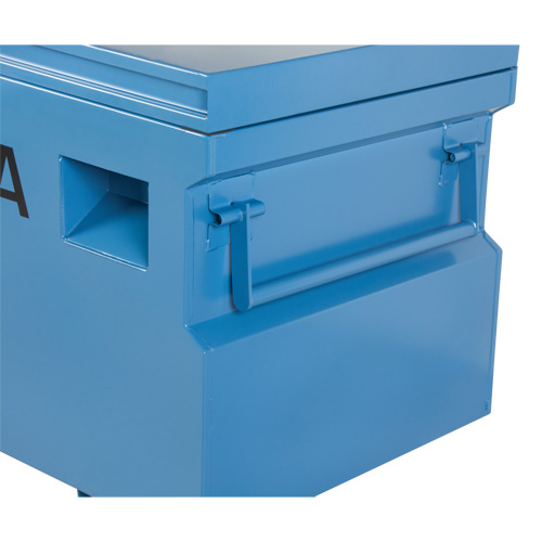 Coffre &agrave; outils de chantier, 60" x 24" x 27-1/2", Acier, Bleu St. Lawrence Industrial & Safety Supply