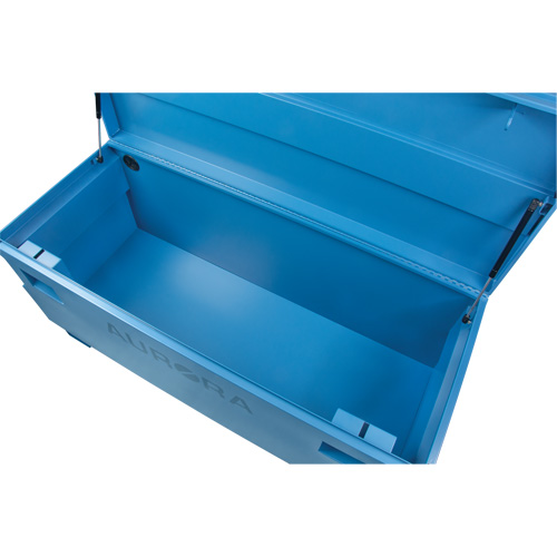 Coffre &agrave; outils de chantier, 60" x 24" x 27-1/2", Acier, Bleu St. Lawrence Industrial & Safety Supply