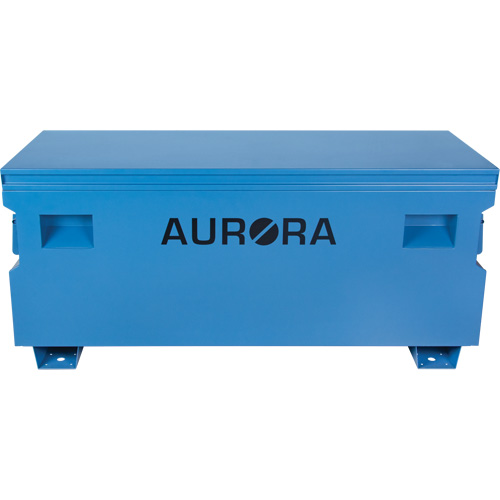 Coffre &agrave; outils de chantier, 60" x 24" x 27-1/2", Acier, Bleu St. Lawrence Industrial & Safety Supply