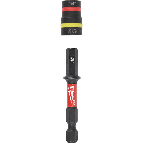 Tourne-&eacute;crou 2-en-1 Shockwave Impact Duty Quik-Clear, 5/16"/1/4" prise, 2-1/4" lo, Magn&eacute;tique St. Lawrence Industrial & Safety Supply