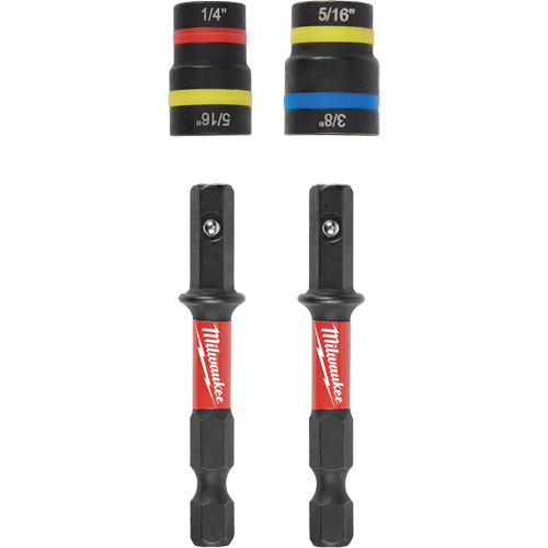 Jeu de tourne-&eacute;crous 2-en-1 Shockwave Impact Duty Quik-Clear, 5/16"/1/4"/3/8" prise, 2-1/2" lo, Magn&eacute;tique St. Lawrence Industrial & Safety Supply