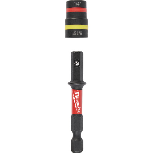 Tourne-&eacute;crous 2-en-1 Shockwave Impact Duty Quik-Clear, 5/16"/1/4" prise, 2-1/4" lo, Magn&eacute;tique St. Lawrence Industrial & Safety Supply
