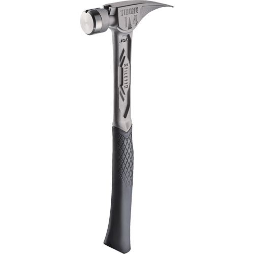 Marteau de charpente en titane lisse TIBONE, 14 oz, Prise en Acier plein, 15-1/4" lo St. Lawrence Industrial & Safety Supply