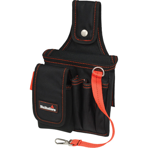 Petite poche pour technicien, Polyester balistique, Noir/Rouge St. Lawrence Industrial & Safety Supply