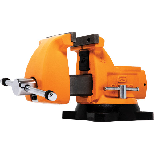 &eacute;tau d'&eacute;tabli pour m&eacute;canicien avec enclume, Largeur des m&acirc;choires 4" St. Lawrence Industrial & Safety Supply