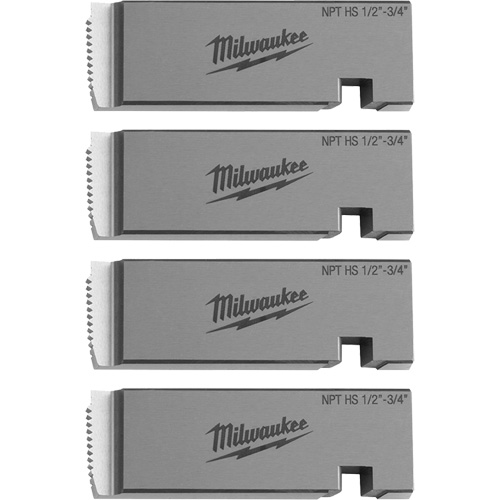 Fili&egrave;res de filetage pour tuyaux universel NPT, Pour tuyau de 1/2"-3/4", Acier rapide St. Lawrence Industrial & Safety Supply