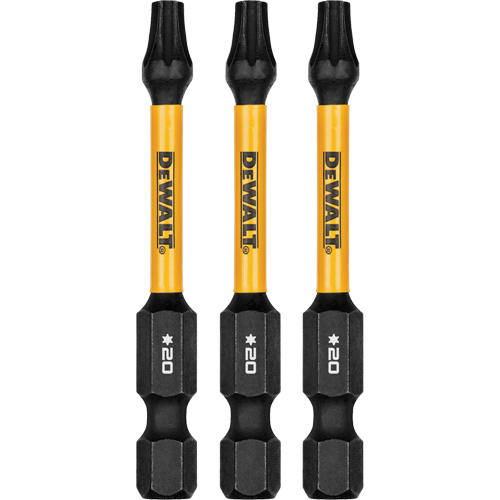Forets pour tournevis &agrave; chocs FLEXTORQ 3 mcx, Torx, T-20, Prise 1/4" St. Lawrence Industrial & Safety Supply