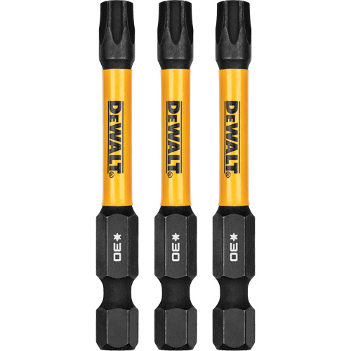 Forets pour tournevis &agrave; chocs FLEXTORQ 3 mcx, Torx, T-30, Prise 1/4" St. Lawrence Industrial & Safety Supply