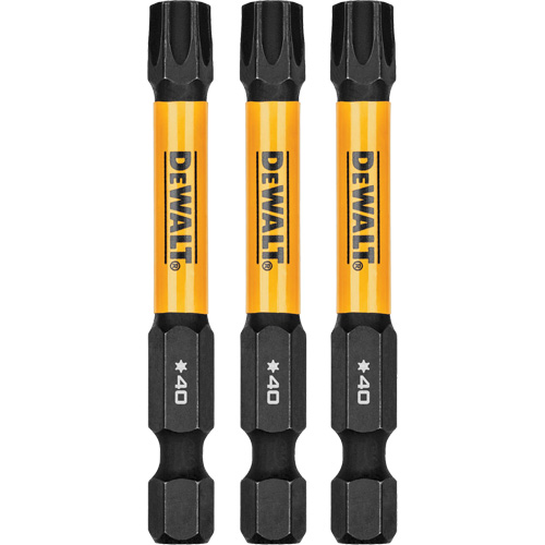 Forets pour tournevis &agrave; chocs FLEXTORQ 3 mcx, Torx, T-40, Prise 1/4" St. Lawrence Industrial & Safety Supply