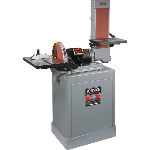 Ponceuse &agrave; bande & disque, 6" la x 48" lo Bande, 12" Disque St. Lawrence Industrial & Safety Supply