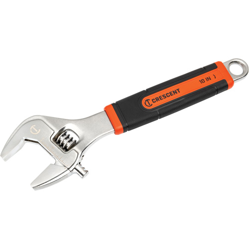 Cl&eacute; &agrave; molette, 10" lo, la max. 2-7/10"/38 mm, Chrome/Poli St. Lawrence Industrial & Safety Supply