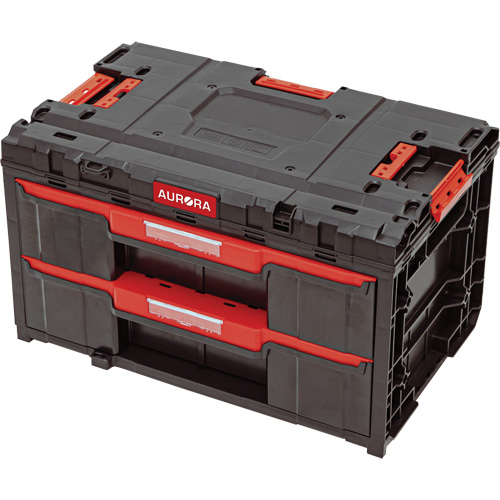 Boîte &agrave; outils &agrave; 2 tiroirs Arx, 23-1/10" x 15" x 13-2/5', Noir St. Lawrence Industrial & Safety Supply