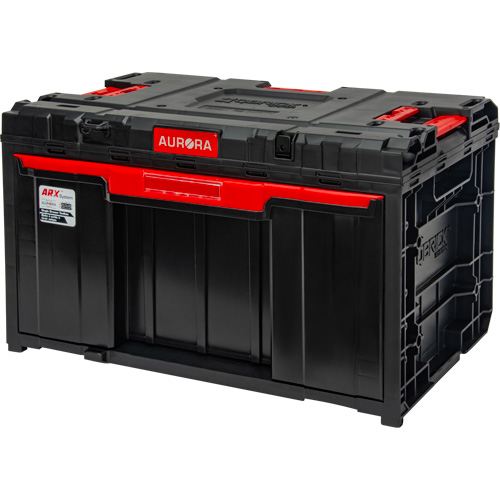 Arx&reg; Single Drawer Toolbox, 11-1/5" W x 18-3/10" D x 9-1/10" H, Black/Red St. Lawrence Industrial & Safety Supply