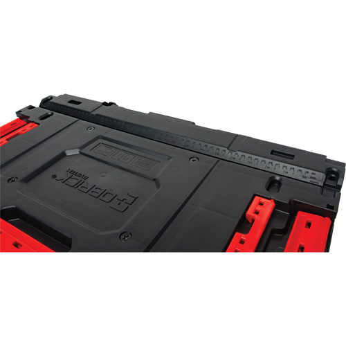 Arx&reg; Single Drawer Toolbox, 11-1/5" W x 18-3/10" D x 9-1/10" H, Black/Red St. Lawrence Industrial & Safety Supply