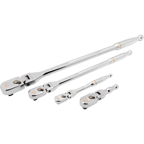 Ensemble de rochet &agrave; t&ecirc;te en goutte et manche enti&egrave;rement poli avec prises 1/4", 3/8" & 1/2" 120XP St. Lawrence Industrial & Safety Supply