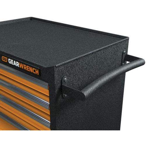Armoire roulante pour outils s&eacute;rie GSX, 6 tiroirs, 36" la x 18-1/5" p x 37-2/5" h, Noir/Orange St. Lawrence Industrial & Safety Supply