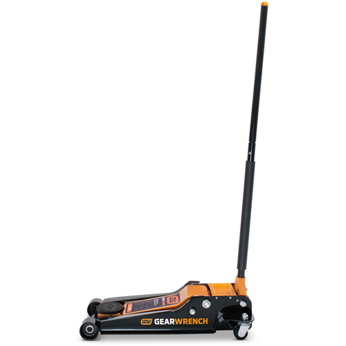 Low Profile Floor Jack, 3.5 Ton(s) Capacity, 3-3/4" Lowered, 21-3/4" Raised, Manual Hydraulic St. Lawrence Industrial & Safety Supply