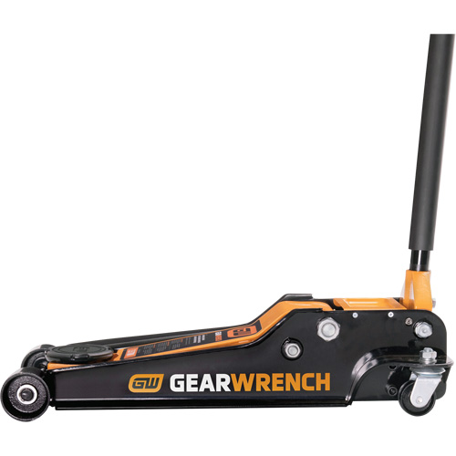 Low Profile Floor Jack, 3.5 Ton(s) Capacity, 3-3/4" Lowered, 21-3/4" Raised, Manual Hydraulic St. Lawrence Industrial & Safety Supply