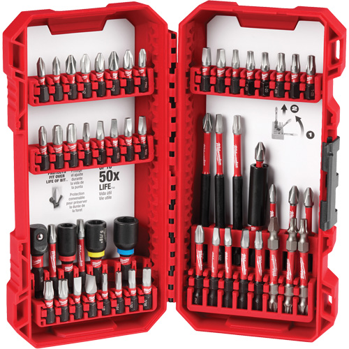 Jeu de 54 forets &agrave; choc Shockwave Impact-Duty St. Lawrence Industrial & Safety Supply