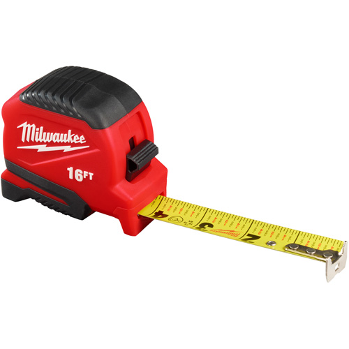 Compact Tape Measure, 1" x 16' St. Lawrence Industrial & Safety Supply