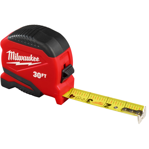 Compact Tape Measure, 1" x 30' St. Lawrence Industrial & Safety Supply