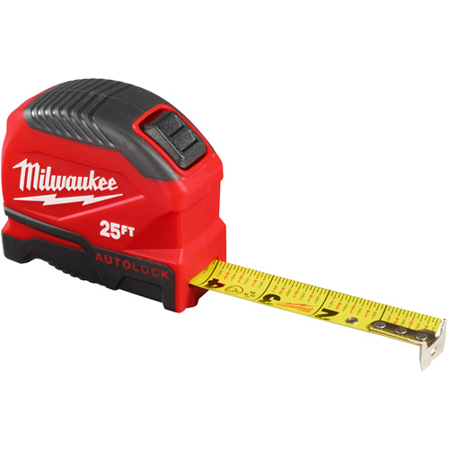 Auto-Lock Tape Measure, 1" x 25' St. Lawrence Industrial & Safety Supply
