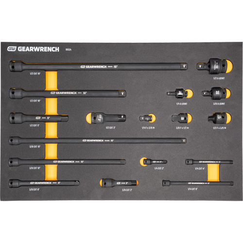 Jeu d'outils de m&eacute;canicien dans des plateaux modulaires en mousse avec conteneur de rangement, 247 morceaux St. Lawrence Industrial & Safety Supply