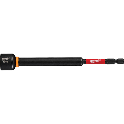 SHOCKWAVE Impact Duty Magnetic Nut Driver, 9/16" Drive, 6" L, Magnetic St. Lawrence Industrial & Safety Supply