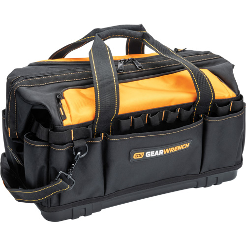 Professional 20" Tool Bag, Nylon, 33 Pockets, Black/Orange St. Lawrence Industrial & Safety Supply