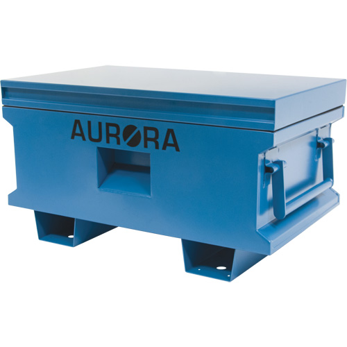 Jobsite Tool Box, 33" x 20-3/10" x 18-3/10", Steel, Blue St. Lawrence Industrial & Safety Supply