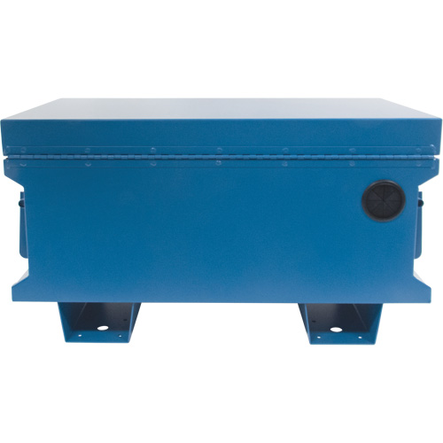 Jobsite Tool Box, 33" x 20-3/10" x 18-3/10", Steel, Blue St. Lawrence Industrial & Safety Supply