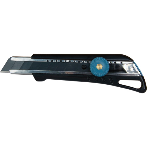 18mm Professional Knife with Ratchet, Stainless Steel, Heavy-Duty, Plastic Handle St. Lawrence Industrial & Safety Supply