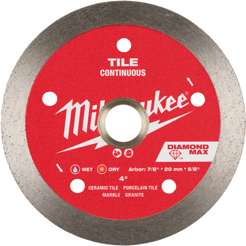 Lame diamant&eacute;e continue pour tuile DIAMOND MAX St. Lawrence Industrial & Safety Supply