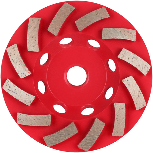 Meule boisseau diamant&eacute;e &agrave; 12 segments Turbo DIAMOND MAX St. Lawrence Industrial & Safety Supply
