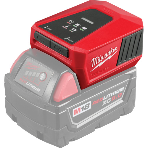 Chargeur et source d'alimentation M18 TOP-OFF, 18 V, Lithium-ion St. Lawrence Industrial & Safety Supply