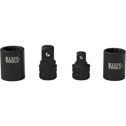 Jeu d'adaptateurs pour cl&eacute; &agrave; douille KNECT 4 mcx, Chocs, Prise 1/2"/3/8", Douille 1/2"/3/8", 0,98" lo, Sph&eacute;rique St. Lawrence Industrial & Safety Supply