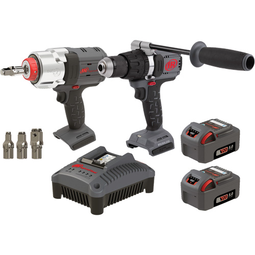 Ensemble de marteau perforateur & cl&eacute; &agrave; chocs, Lithium-ion, 20 V St. Lawrence Industrial & Safety Supply