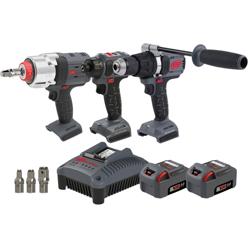 Screwdriver, Hammer Drill & Impact Driver Combo Tool Kit, Lithium-Ion, 20 V St. Lawrence Industrial & Safety Supply