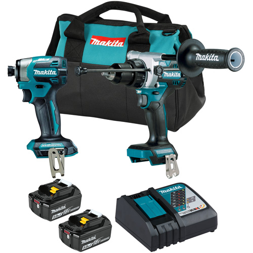LXT Brushless Cordless Impact Driver & Hammer Drill/Driver Combo Kit, 18 V St. Lawrence Industrial & Safety Supply