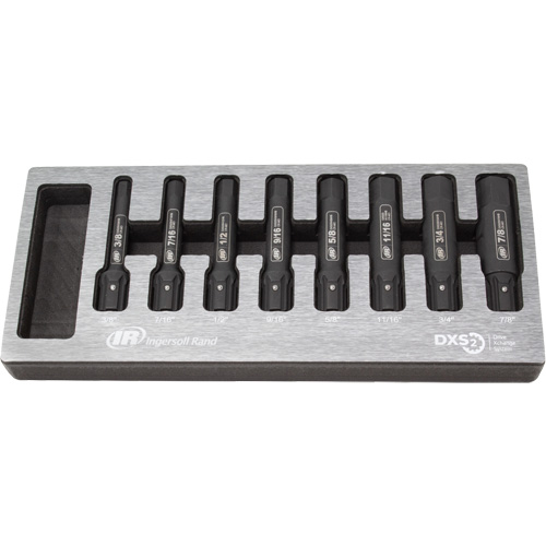 SAE Bit Impact Socket Set, Hex, 8 Pcs St. Lawrence Industrial & Safety Supply