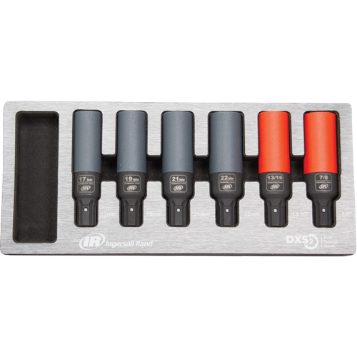 SAE/Metric Lug Nut Impact Socket Set, 6 Pcs, Impact St. Lawrence Industrial & Safety Supply