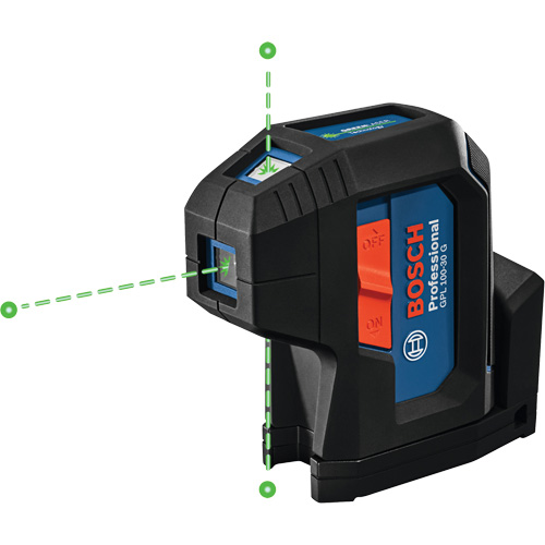 Laser dalignement autonivelant &agrave; faisceau vert &agrave; trois points St. Lawrence Industrial & Safety Supply