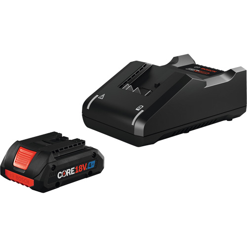 Trousse de d&eacute;part avec batterie et chargeur Advanced Power CORE18V 4 Ah, 18 V, Lithium-ion St. Lawrence Industrial & Safety Supply