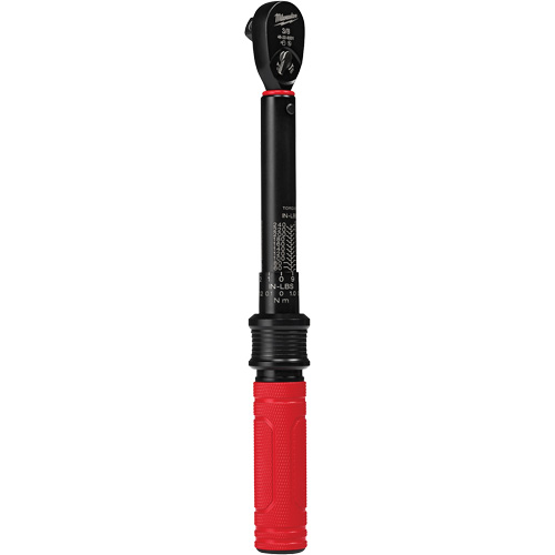 Cl&eacute; dynamom&eacute;trique, &agrave; cliquer, Entraînement 3/8" carr&eacute;, 5,6 - 28,2 Nm/50 - 250 lb-po St. Lawrence Industrial & Safety Supply