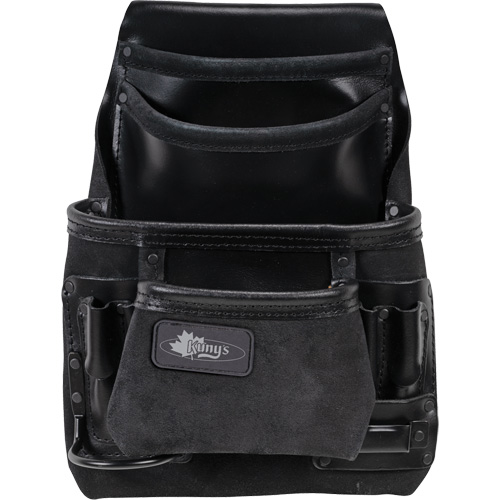 Sac robuste Phantom pour clous et outils, Cuir, 10 pochettes, Noir St. Lawrence Industrial & Safety Supply